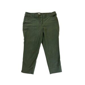 Loft Plus Women's Olive Green Marissa The Riviera Pant - 16